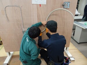 ものづくり部　高校生ものづくりコンテスト電気工事部門研修会